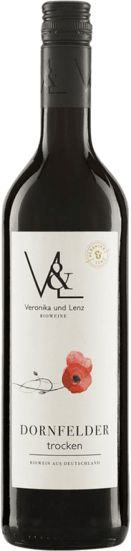 Free Shipping | Red wine Veronika & Lenz Q.b.A. Rheinhessen Rheinhessen Germany Dornfelder Organic 75 cl