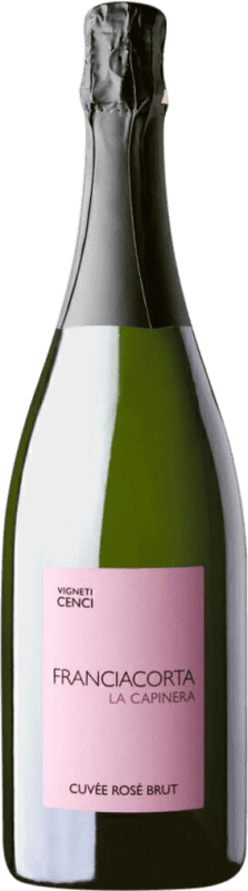 送料無料 | ロゼのスパークリングワイン Vigneti Cenci La Capinera Brut — ブリュット Rosé — ロゼ D.O.C.G. Franciacorta ロンバルディア イタリア 75 cl