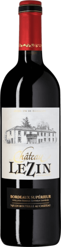 Free Shipping | Red Wine Dourthe. Château Lezin Superior A.O.C. Bordeaux Bordeaux France Merlot, Cabernet Sauvignon 75 cl