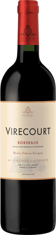 11,95 € Envío gratis | Vino Tinto Ducourt Virecourt A.O.C. Bordeaux