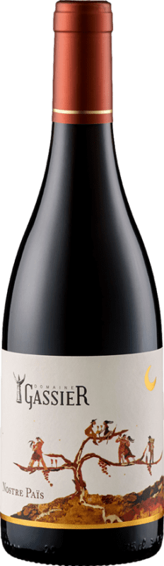 19,95 € | Vino tinto Domaine Gassier Nostre Pais Rouge A.O.C. Costières de Nîmes Rhône Francia Garnacha Tintorera, Cariñena, Nebbiolo, Mourvèdre, Cinsault 75 cl