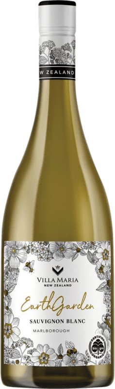 Envio grátis | Vinho branco Villa Maria Earth Garden I.G. Marlborough Marlborough Nova Zelândia Sauvignon Branca 75 cl