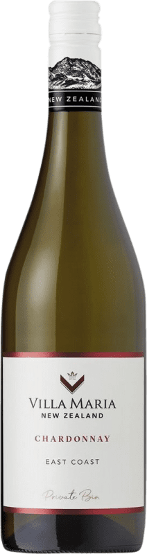 Free Shipping | White wine Villa Maria Private Bin East Coast I.G. Marlborough Marlborough New Zealand Chardonnay 75 cl