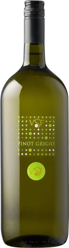 Envio grátis | Vinho branco Villa Santa Flavia I.G.T. Venezia Venecia Itália Pinot Cinza Garrafa Magnum 1,5 L