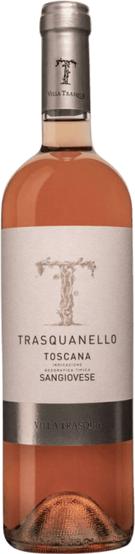 Бесплатная доставка | Розовое вино Villa Trasqua Trasquanello Rosato I.G.T. Toscana Тоскана Италия 75 cl