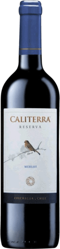 Free Shipping | Red wine Vina Caliterra Reserve I.G. Valle de Colchagua Colchagua Valley Chile Merlot 75 cl