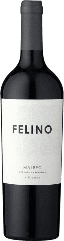 Free Shipping | Red Wine Vina Cobos Felino I.G. Mendoza Mendoza Argentina Malbec 75 cl