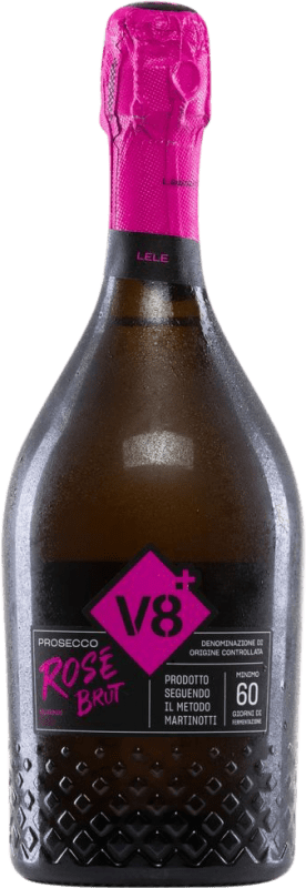 免费送货 | 玫瑰气泡酒 V8 Lele Millesimato Rosé 香槟 D.O.C. Prosecco Venecia 意大利 75 cl