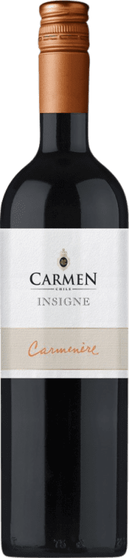 Free Shipping | Red wine Viña Carmen I.G. Valle Central Central Valley Chile Cabernet Sauvignon, Cabernet Franc, Carmenère 75 cl