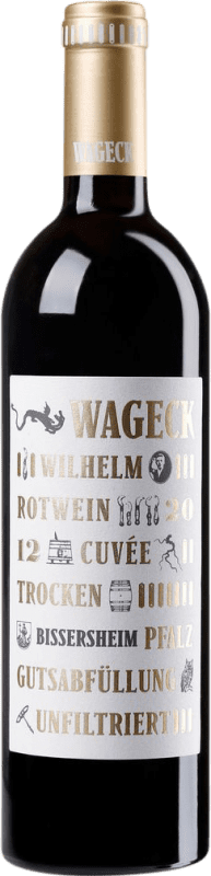 Free Shipping | Red Wine Wageck Wilhelm Merlot Cabernet Sauvignon Cuvée Q.b.A. Pfälz Pfälz Germany Merlot, Cabernet Sauvignon 75 cl