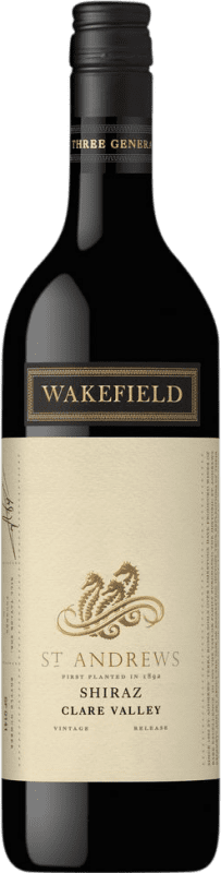 Free Shipping | Red wine Wakefield St Andrews Shiraz Clare Valley Australia Syrah 75 cl