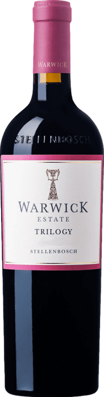 Бесплатная доставка | Красное вино Warwick Trilogy I.G. Stellenbosch Стелленбош Южная Африка Merlot — Мерло, Cabernet Sauvignon — Каберне Совиньон, Cabernet Franc — Каберне Фран 75 cl