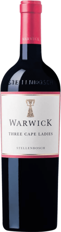 Бесплатная доставка | Красное вино Warwick Three Cape Ladies I.G. Stellenbosch Стелленбош Южная Африка Merlot, Syrah, Cabernet Sauvignon, Nebbiolo 75 cl