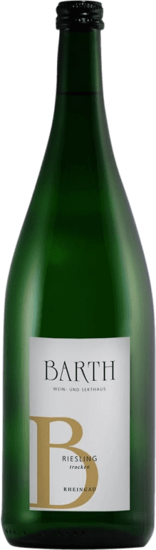 Free Shipping | White wine Barth Dry Q.b.A. Rheingau Rheingau Germany Riesling 1 L