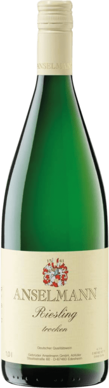 8,95 € | 白ワイン Anselmann ドライ Q.b.A. Pfälz Pfälz ドイツ Riesling 1 L