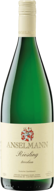 6,95 € | Weißwein Anselmann Trocken Q.b.A. Pfälz Pfälz Deutschland Riesling 1 L