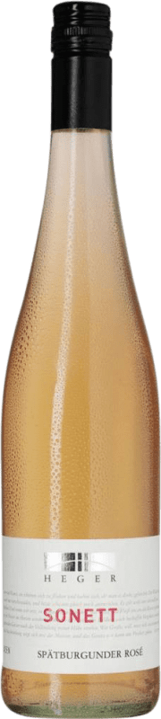 Free Shipping | Rosé wine Joachim Heger Sonett Rosé Dry I.G. Baden Baden Germany Pinot Black 75 cl