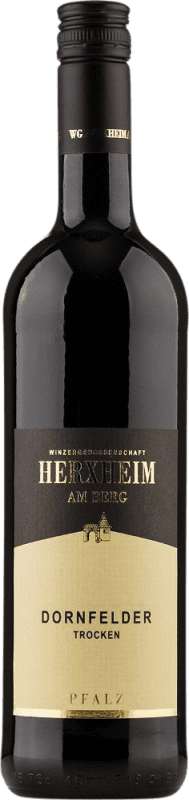 Free Shipping | Red wine Herxheim am Berg Honigsack Semi-Dry Semi-Sweet Q.b.A. Pfälz Pfälz Germany Dornfelder 75 cl