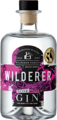 Envío gratis | Ginebra Wilderer Rose Water Gin Stellenbosch Sudáfrica Botella Medium 50 cl
