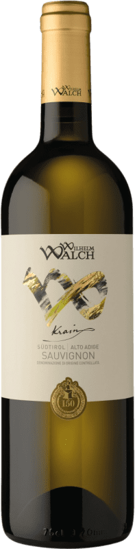 Бесплатная доставка | Белое вино Wilhelm Walch Krain D.O.C. Alto Adige Tirol del Sur Италия Sauvignon White 75 cl