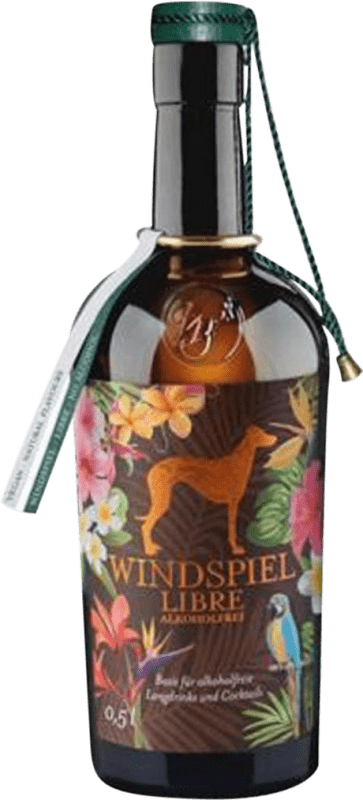 Kostenloser Versand | Liköre Windspiel Libre Fassaromen Karibik Hydrolat Deutschland Medium Flasche 50 cl Alkoholfrei