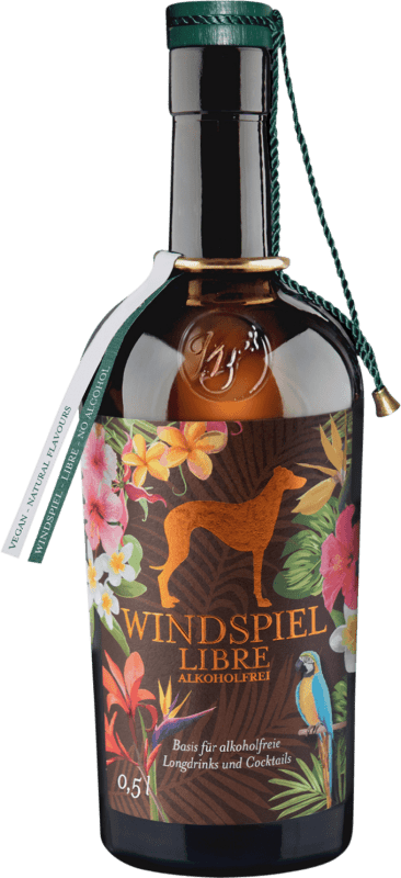 Envío gratis | Licores Windspiel Libre Fassaromen Karibik Hydrolat Alemania Botella Medium 50 cl Sin Alcohol