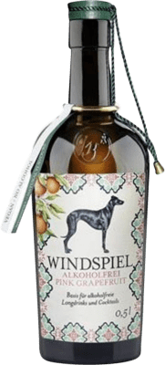 Aguardente Grappa Windspiel Pink Grapefruit Wacholder Hydrolat Garrafa Medium 50 cl Sem Álcool