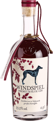 Free Shipping | Genever Gin Windspiel Sloe Gin Germany Medium Bottle 50 cl