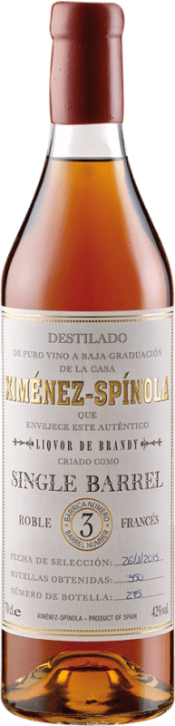 212,95 € Spedizione Gratuita | Brandy Ximénez-Spínola Single Barrel — Botte Singolo D.O. Jerez-Xérès-Sherry