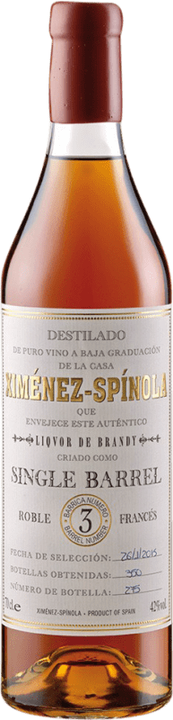 Free Shipping | Brandy Ximénez-Spínola Single Barrel D.O. Jerez-Xérès-Sherry Andalusia Spain Pedro Ximénez 70 cl