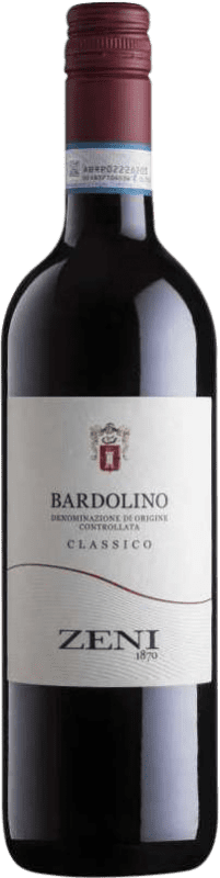 Free Shipping | Red wine Zeni Classico D.O.C. Bardolino Venecia Italy 75 cl