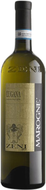 Бесплатная доставка | Белое вино Zeni Marogne D.O.C. Lugana Ломбардии Италия Trebbiano di Lugana 75 cl