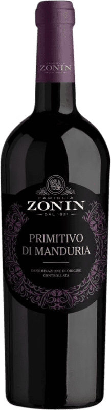 10,95 € | Красное вино Zonin D.O.C. Primitivo di Manduria Апулия Италия Primitivo — Примитиво 75 cl