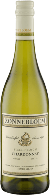 Free Shipping | White wine Zonnebloem W.O. Western Cape Western Cape South Coast South Africa Chardonnay 75 cl