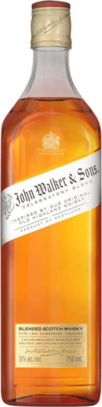 免费送货 | 威士忌混合 Johnnie Walker Celebratory 英国 70 cl