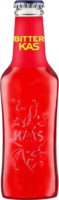 5,95 € Free Shipping | 6 units box Soft Drinks Kas Small Bottle 20 cl Bitter