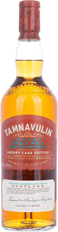 38,95 € Envoi gratuit | Whisky Single Malt Tamnavulin Tres Botas Jerez Sherry Cask Finish — Finition en Fût