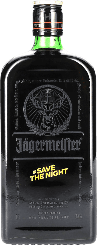 Free Shipping | Herbal liqueur Mast Jägermeister Save the Night Limited Edition Germany 70 cl