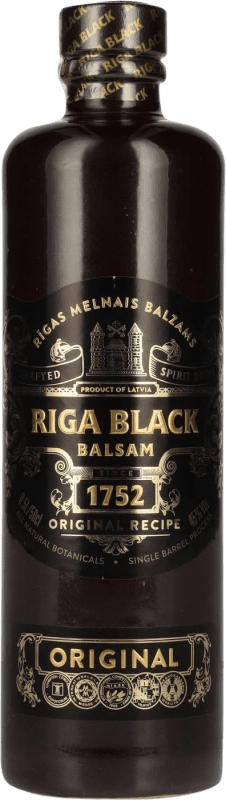 Envío gratis | Licores Riga Black 1752 Original Recipe Letonia Botella Medium 50 cl