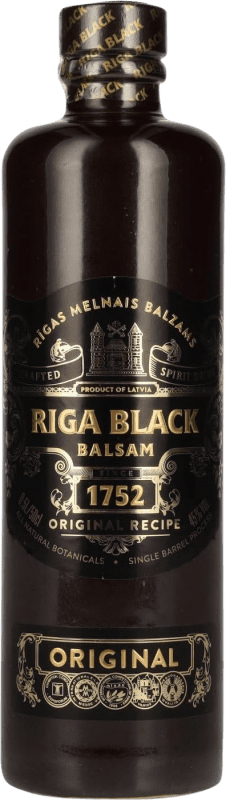 Envío gratis | Licores Riga Black 1752 Recipe Original Letonia Botella Medium 50 cl