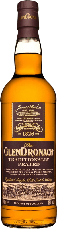 免费送货 | 威士忌单一麦芽威士忌 Glendronach Traditionally Peated 高地 英国 70 cl