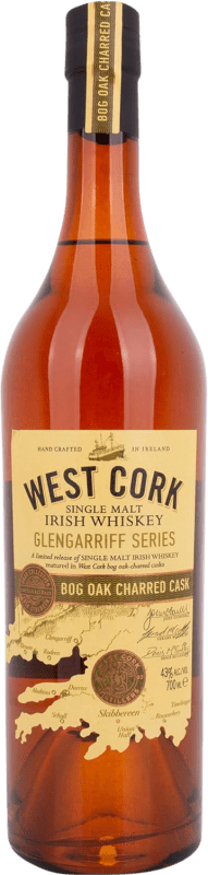 67,95 € Envio grátis | Whisky Single Malt West Cork Glengarriff Series Bog Charred Cask — Barrica