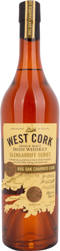 Free Shipping | Whisky Single Malt West Cork Glengarriff Series Bog Charred Cask Ireland 70 cl