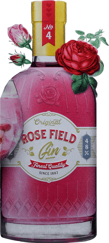 43,95 € | ジン Rose Field. Nº 4 Pink — ピンク, 限定版, オリジナル ドイツ 70 cl Floral — フローラル