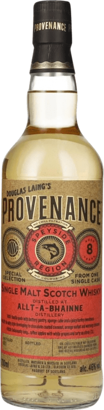 Free Shipping | Single Malt Whisky Douglas Laing's Provenance at ALLT-A-Bhainne United Kingdom 8 Years 70 cl