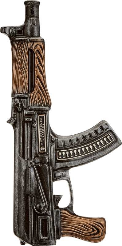 免费送货 | 伏特加 Zolotonosha Kalashnikov AK 47 乌克兰 瓶子 Medium 50 cl