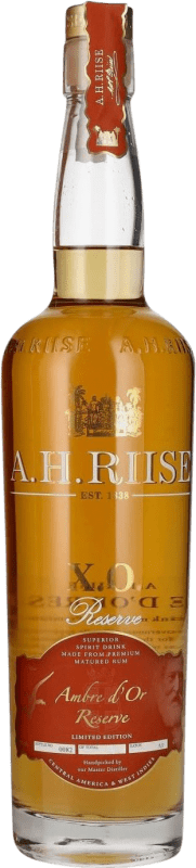 76,95 € | Rhum A.H. Riise d'Or Ambre — Ambré XO Extra Old — Très Vieux, Réserve Danemark 70 cl