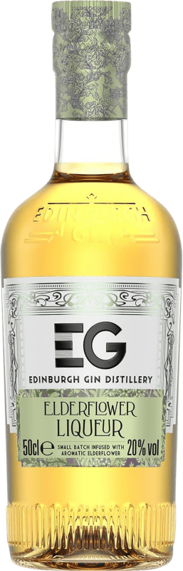 Envio grátis | Gin Edinburgh Elderflower Reino Unido Garrafa Medium 50 cl Envio grátis | Gin Edinburgh Elderflower Reino Unido Garrafa Medium 50 cl