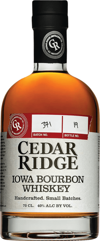 55,95 € | Bourbon Whisky Cedar Ridge Vereinigte Staaten 70 cl