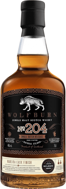 85,95 € | Whisky Single Malt Wolfburn Nº 204 Small Batch Release Royaume-Uni 70 cl